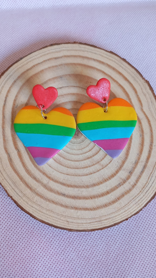 Pendientes Arco Iris