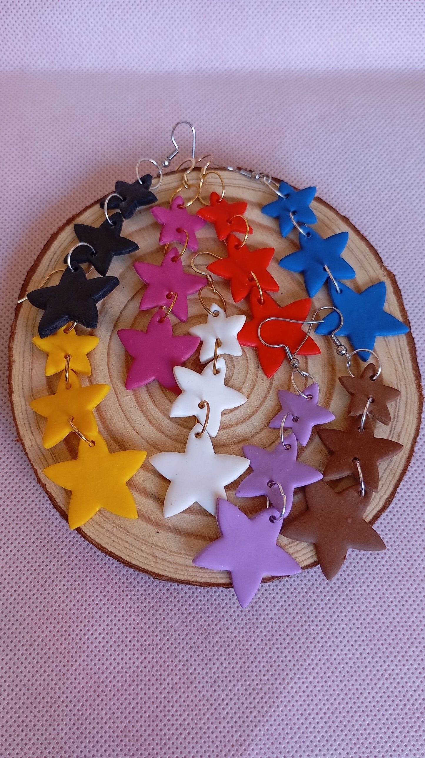Pendientes de estrellas