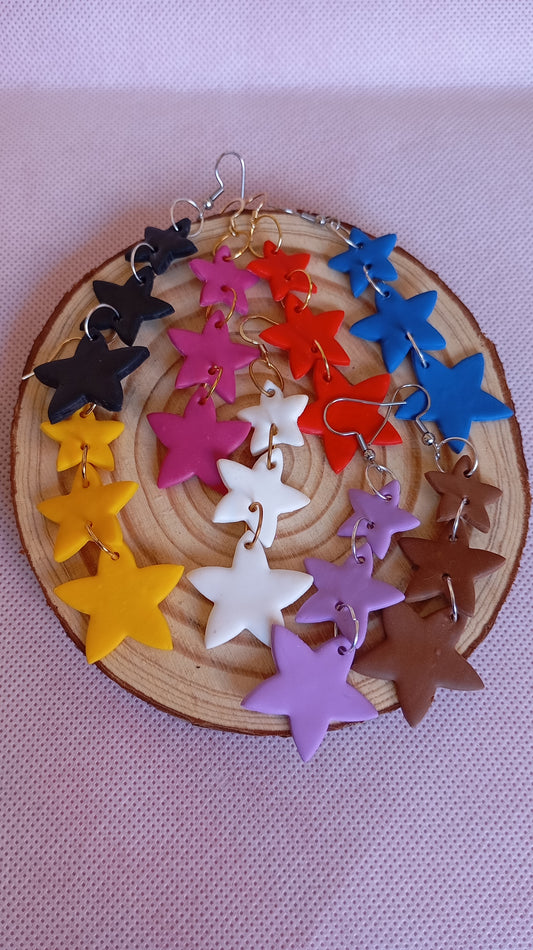 Pendientes de estrellas