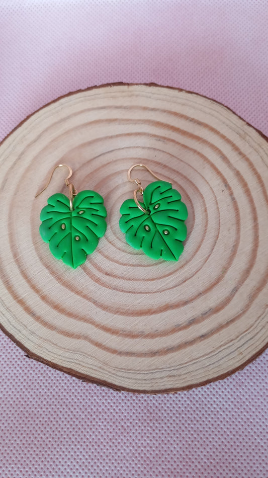 Pendientes de hoja