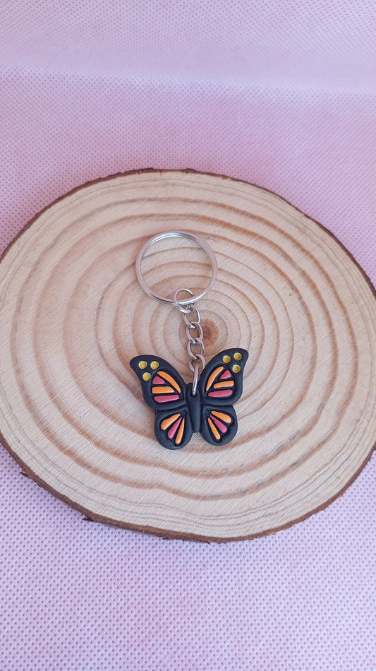 Llavero de mariposa