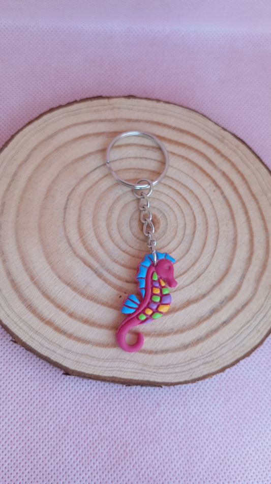 Llavero caballito de mar