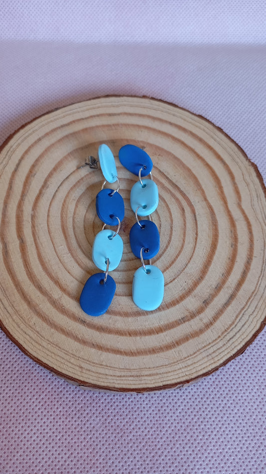 Pendientes bicolor