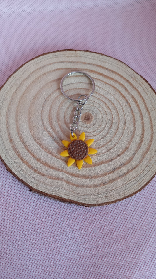Llavero de girasol